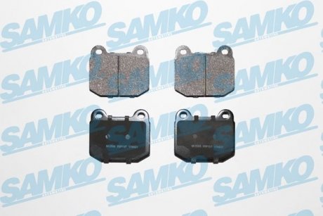 Гальмівні колодки, дискове гальмо (набір) SAMKO 5SP137