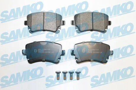 Гальмівні колодки, дискове гальмо (набір) SAMKO 5SP1398