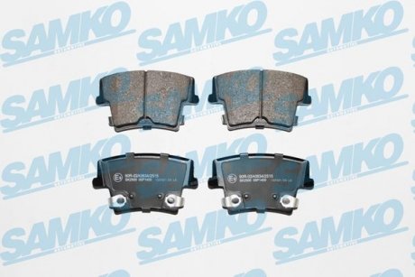 Гальмівні колодки, дискове гальмо (набір) SAMKO 5SP1400