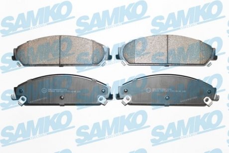 Гальмівні колодки, дискове гальмо (набір) SAMKO 5SP1401