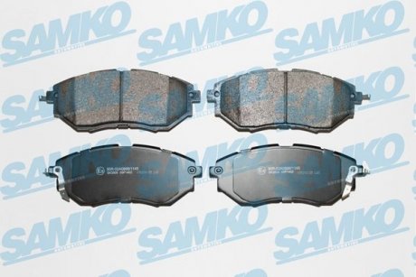 Гальмівні колодки, дискове гальмо (набір) SAMKO 5SP1402