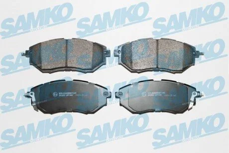 Гальмівні колодки, дискове гальмо (набір) SAMKO 5SP1402