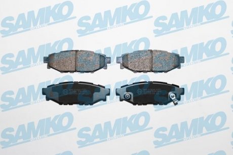 Гальмівні колодки, дискове гальмо (набір) SAMKO 5SP1408