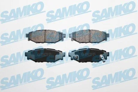 Гальмівні колодки, дискове гальмо (набір) SAMKO 5SP1408