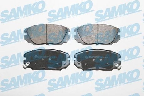 Гальмівні колодки, дискове гальмо (набір) SAMKO 5SP1409