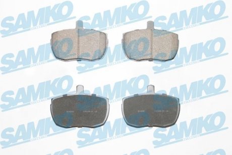 Гальмівні колодки, дискове гальмо (набір) SAMKO 5SP140 (фото 1)
