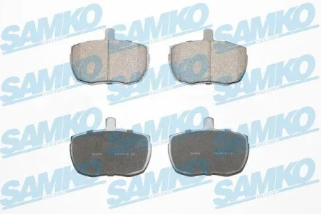 Гальмівні колодки, дискове гальмо (набір) SAMKO 5SP140