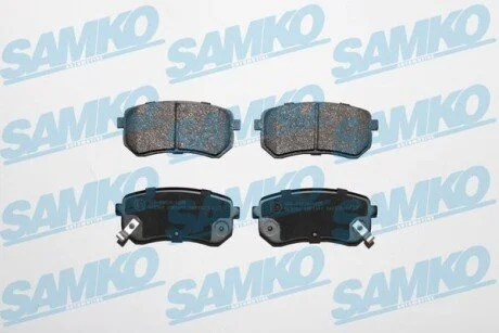 Гальмівні колодки, дискове гальмо (набір) SAMKO 5SP1411