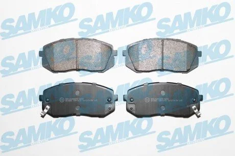 Гальмівні колодки, дискове гальмо (набір) SAMKO 5SP1415