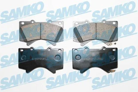 Гальмівні колодки, дискове гальмо (набір) SAMKO 5SP1418