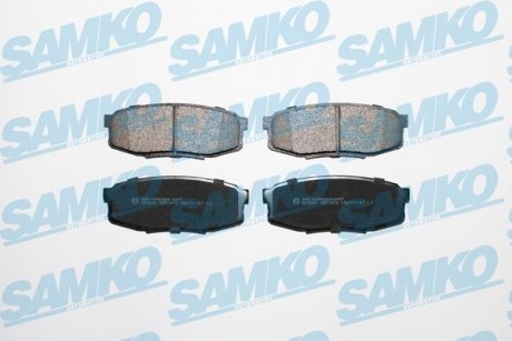 Гальмівні колодки, дискове гальмо (набір) SAMKO 5SP1419 (фото 1)