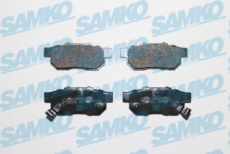 Гальмівні колодки, дискове гальмо (набір) SAMKO 5SP1425 (фото 1)