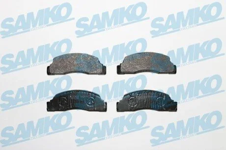 Гальмівні колодки, дискове гальмо (набір) SAMKO 5SP142