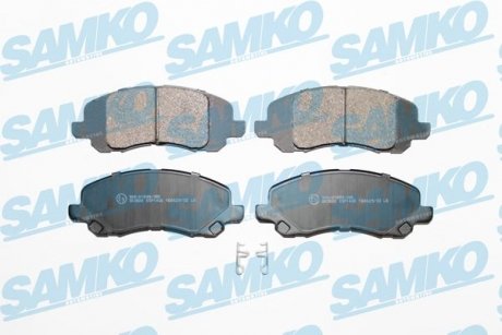 Гальмівні колодки, дискове гальмо (набір) SAMKO 5SP1430 (фото 1)