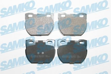 Гальмівні колодки, дискове гальмо (набір) SAMKO 5SP1441 (фото 1)