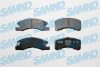Гальмівні колодки, дискове гальмо (набір) SAMKO 5SP1443 (фото 1)