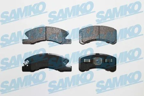 Гальмівні колодки, дискове гальмо (набір) SAMKO 5SP1443