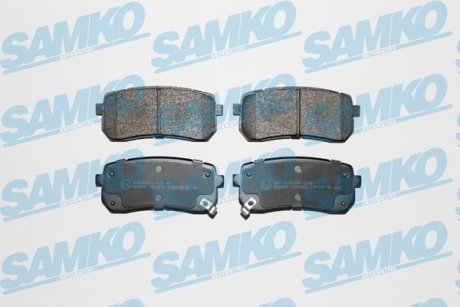 Гальмівні колодки, дискове гальмо (набір) SAMKO 5SP1450