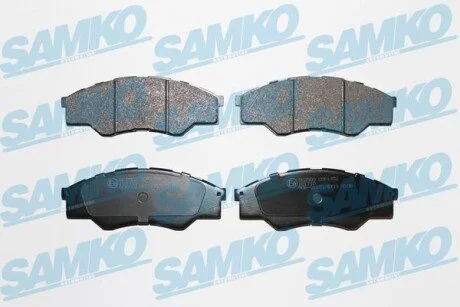 Гальмівні колодки, дискове гальмо (набір) SAMKO 5SP1452