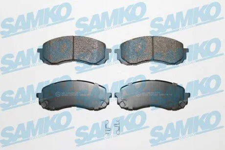 Гальмівні колодки, дискове гальмо (набір) SAMKO 5SP1454