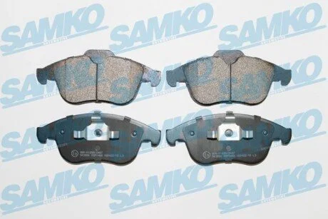 Гальмівні колодки, дискове гальмо (набір) SAMKO 5SP1466
