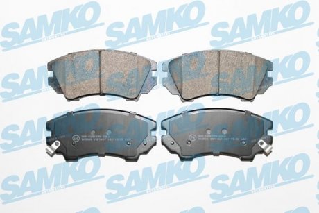 Гальмівні колодки, дискове гальмо (набір) SAMKO 5SP1467