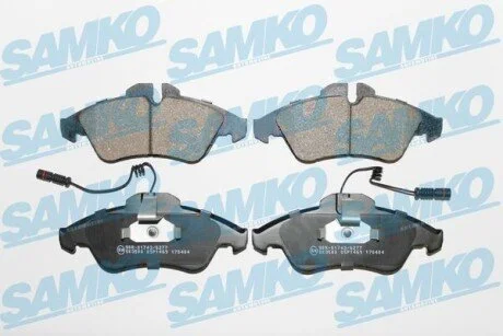 Гальмівні колодки, дискове гальмо (набір) SAMKO 5SP1469