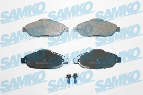 Гальмівні колодки, дискове гальмо (набір) SAMKO 5SP1471