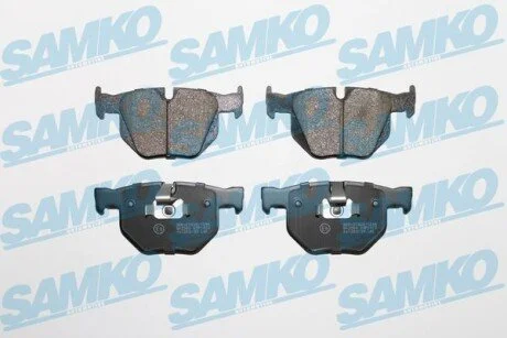 Гальмівні колодки, дискове гальмо (набір) SAMKO 5SP1472