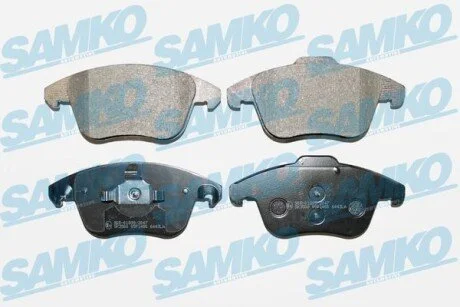 Гальмівні колодки, дискове гальмо (набір) SAMKO 5SP1480