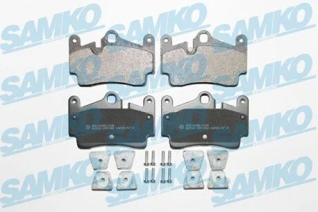 Гальмівні колодки, дискове гальмо (набір) SAMKO 5SP1482