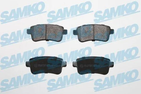 Гальмівні колодки, дискове гальмо (набір) SAMKO 5SP1484