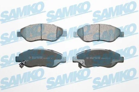 Гальмівні колодки, дискове гальмо (набір) SAMKO 5SP1490