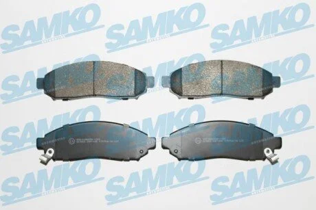 Гальмівні колодки, дискове гальмо (набір) SAMKO 5SP1495