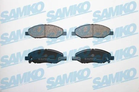 Гальмівні колодки, дискове гальмо (набір) SAMKO 5SP1497