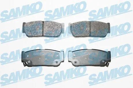 Гальмівні колодки, дискове гальмо (набір) SAMKO 5SP1504