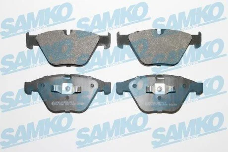Гальмівні колодки, дискове гальмо (набір) SAMKO 5SP1509
