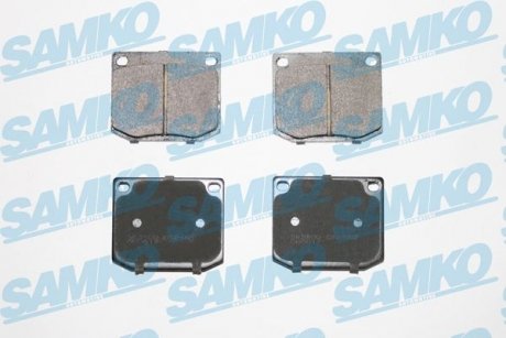 Гальмівні колодки, дискове гальмо (набір) SAMKO 5SP150 (фото 1)