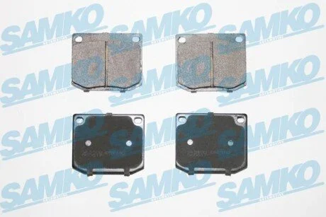 Гальмівні колодки, дискове гальмо (набір) SAMKO 5SP150 (фото 1)