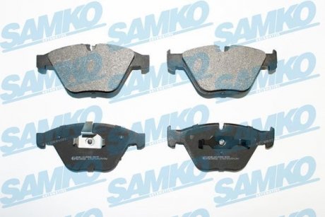 Гальмівні колодки, дискове гальмо (набір) SAMKO 5SP1510
