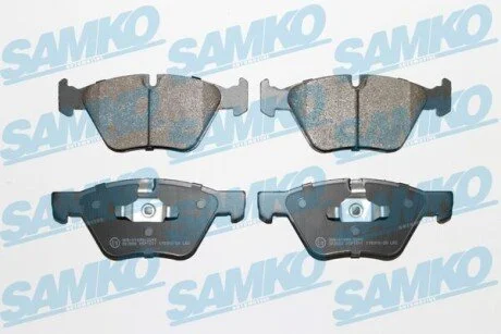 Гальмівні колодки, дискове гальмо (набір) SAMKO 5SP1511
