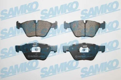 Гальмівні колодки, дискове гальмо (набір) SAMKO 5SP1512