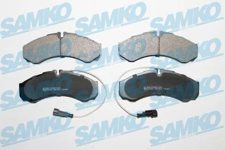 Гальмівні колодки, дискове гальмо (набір) SAMKO 5SP1515