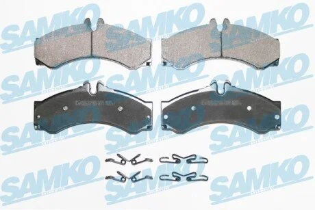 Гальмівні колодки, дискове гальмо (набір) SAMKO 5SP1517