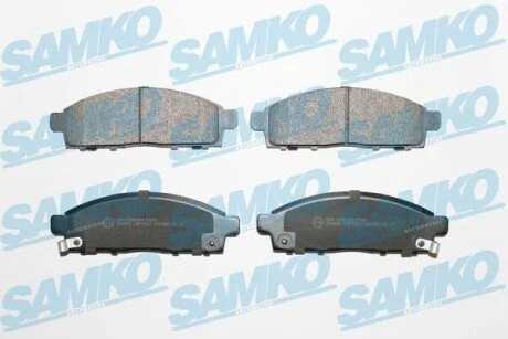 Гальмівні колодки, дискове гальмо (набір) SAMKO 5SP1533