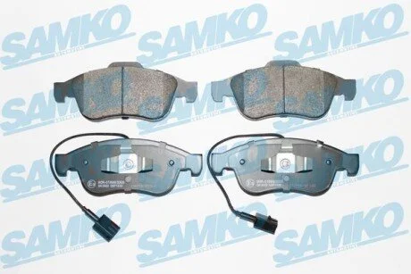 Гальмівні колодки, дискове гальмо (набір) SAMKO 5SP1535