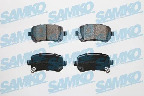 Гальмівні колодки, дискове гальмо (набір) SAMKO 5SP1550