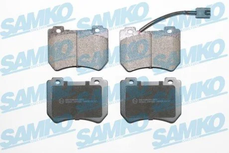 Гальмівні колодки, дискове гальмо (набір) SAMKO 5SP1552