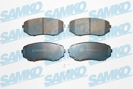 Гальмівні колодки, дискове гальмо (набір) SAMKO 5SP1573