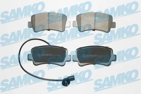 Гальмівні колодки, дискове гальмо (набір) SAMKO 5SP1578
